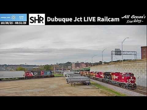 Dubuque Junction Live Railcam - Canadian Pacific Marquette Subdivision — Dubuque, IA live camera thumbnail