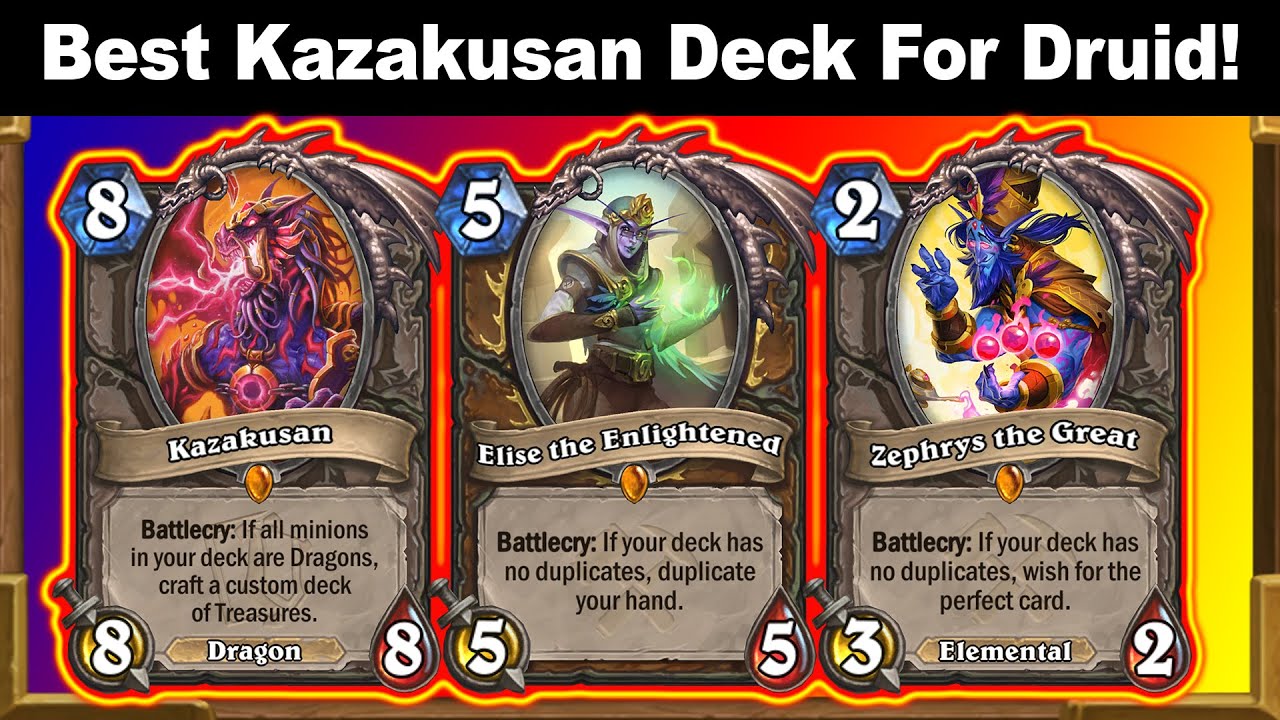 My Kazakusan Druid Is The Best In DRUID! Is Highlander Too Fractured in  Alterac Valley | Hearthstone - YouTube