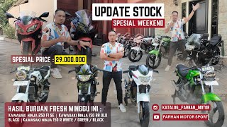 Unit Fress Special Weekend,.💫Update Stock Kawasaki Ninja 250 CC/ Ninja R/ Ninja RR OLD Start 29k FMS