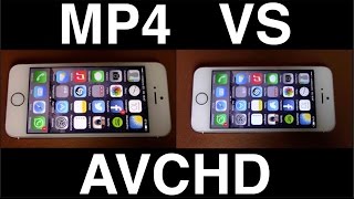 Video: MP4 vs AVCHD | Diferencia de calidad Video: MP4 vs AVCHD | Diferencia de calidad