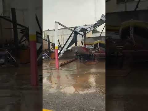 Temporal causa estragos em Epitaciolândia