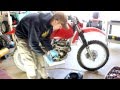 Honda XR250 Oil Change + Filter 2002 (1996-2004) How To help w/ french bulldog! shot with Canon T3i