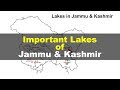 Important Lakes in Jammu & Kashmir - Geography UPSC, IAS, CDS, NDA, SSC CGL
