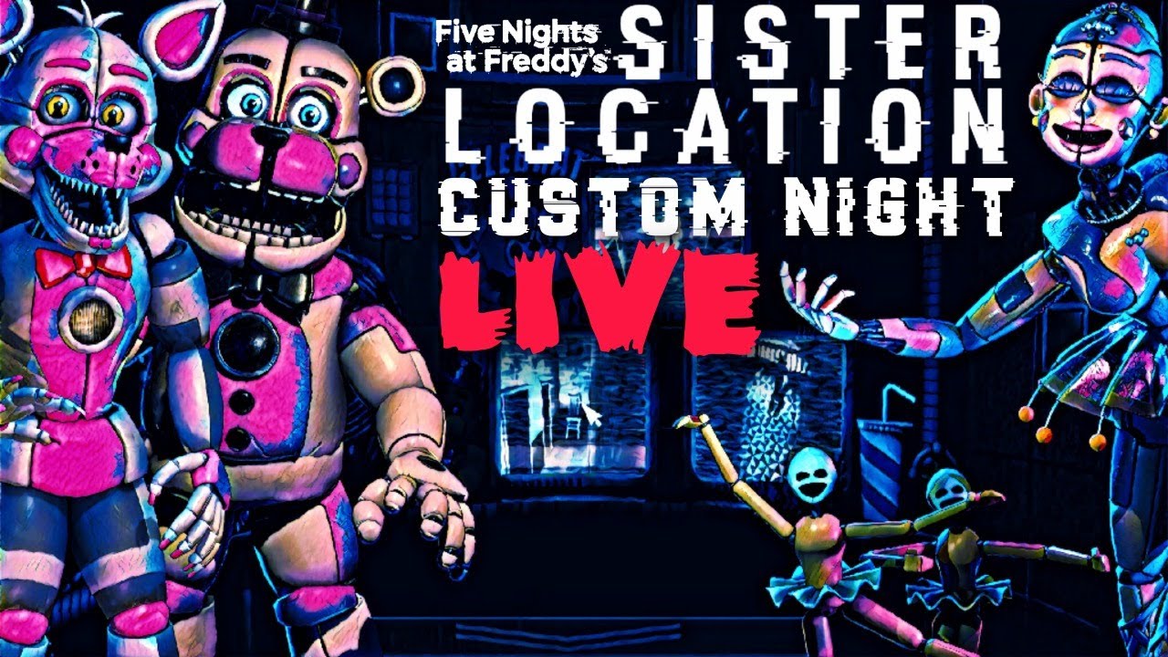 FNAF Sister Location: Custom Night em Jogos na Internet