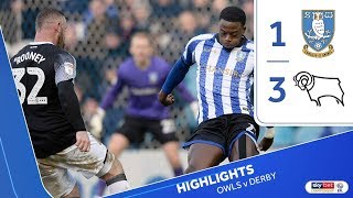 Sheffield Wednesday 1 Derby County 3 | Extended highlights | 2019/20