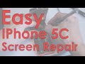 Easy iphone 5c screen repair tutorial  justphonetips