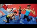 LITTLE SISTER vs. GOAT GYMNASTICS COMPETITION!