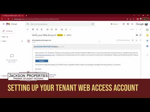 How To: Set Up Tenant Web Access Portal