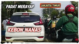 Situasi Dan Kondisi Sangat Padat Kendaraan Bermotor Di Jam Sibuk