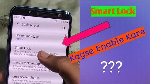 How To Enable Smart Lock ||Every Android Smartphone || Hidden Setting