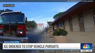 ICE issues nationwide order to halt vehicle pursuits