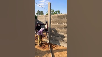 Precast boundaries are labeled and columns are placed in this manner. #precast #boundary#wall