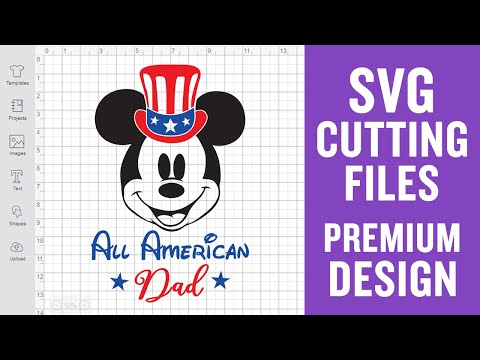 All American Dad Svg Cutting Files for Silhouette Premium cut SVG