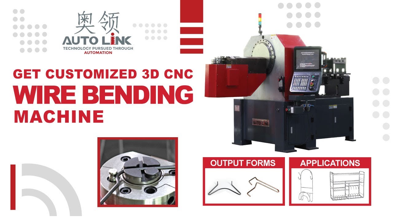 3-axis CNC Wire Bending Machine | Wire Bender (Available in Alibaba and Made in China)