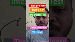 Testing Strategy for Microservices #unittesting #integrationtesting #wiremock #testcontainer #shorts