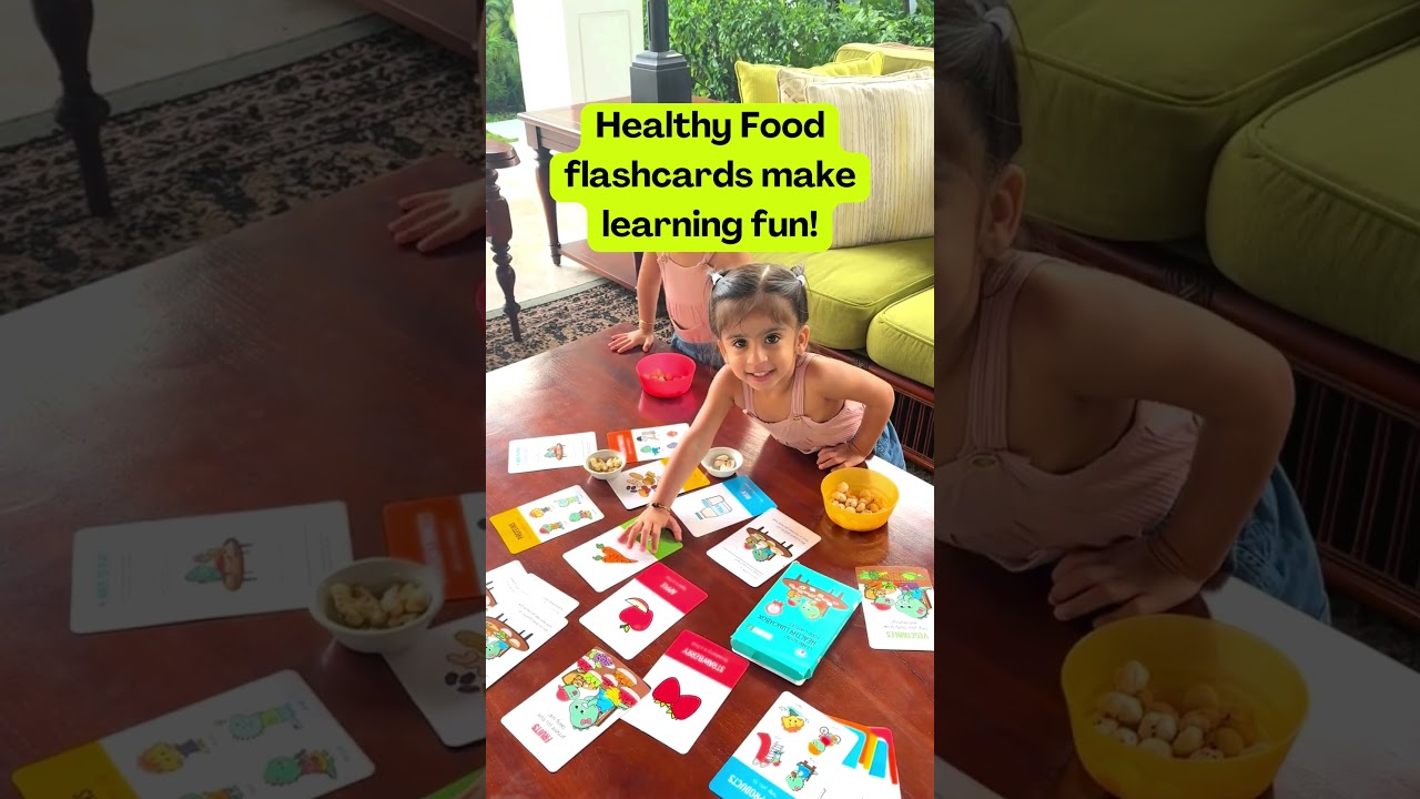 Fun Flashcards for Smart Eaters | DinoStaury Healthy Food Learning
