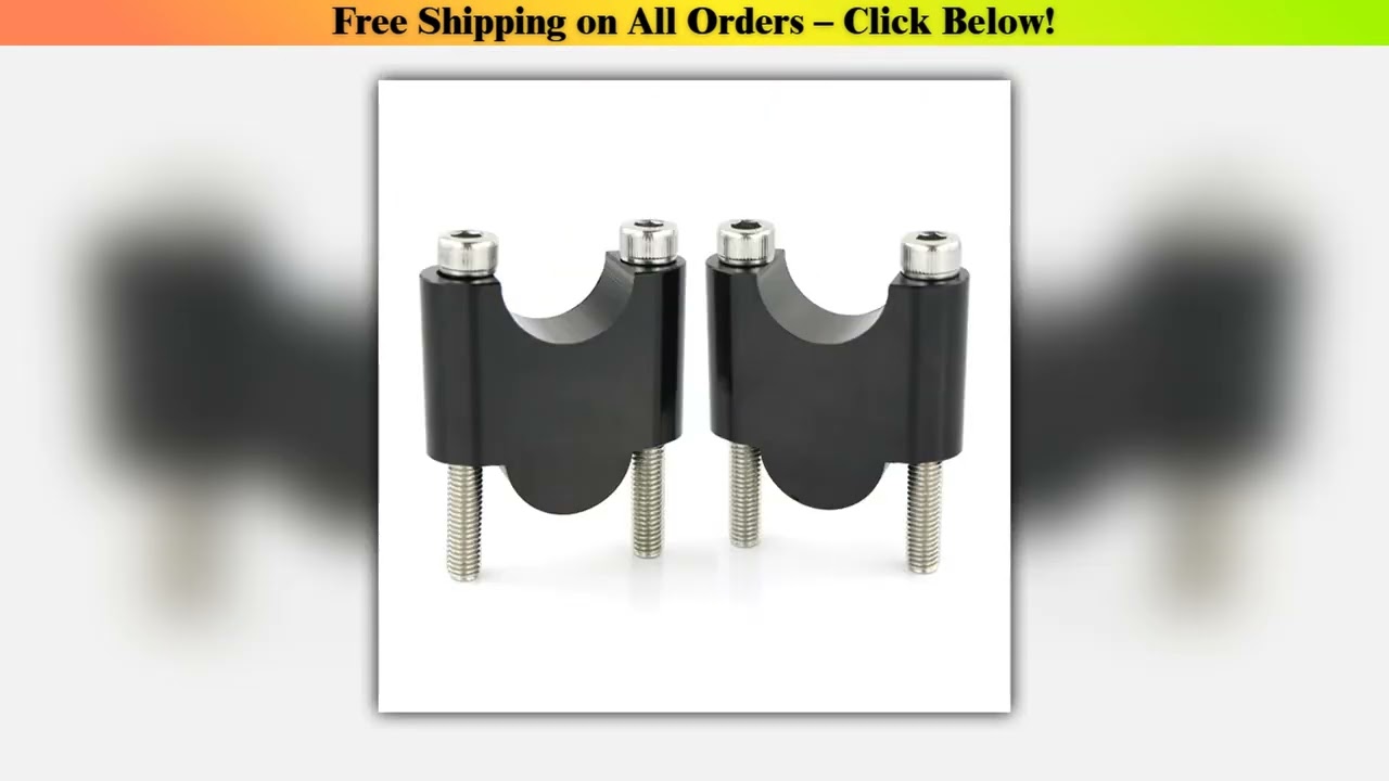 Motorcycle Handlebar Risers 22mm 7/8" Fat Mount Risers For BMW R1200R F800ST F700GS F650G F650CS