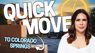 Military PCS to Colorado Springs: Home in 3 Weeks!