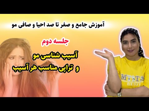 آموزش جامع و صفر تا صد احیا و صافی مو آسیب شناسی مو و تراپی مناسب هر آسیب آموزش کراتین کراتین