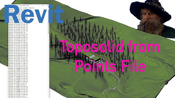 Revit Architecture - Toposolid from Points File