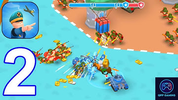 Army Commander - Gameplay Walkthrough Part 02  (iOS, Android)