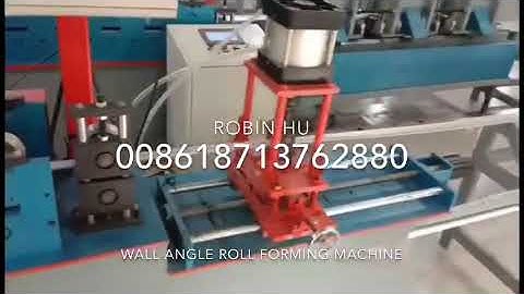 Wall angle roll forming machine for T grid