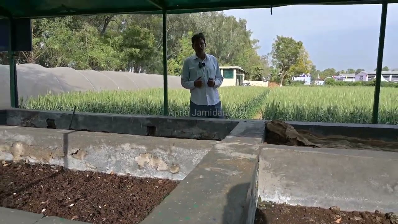केंचुआ खाद कैसे बनाते हैं पूसा दिल्ली में, Vermi compost Set-up visit in Pusa Delhi 