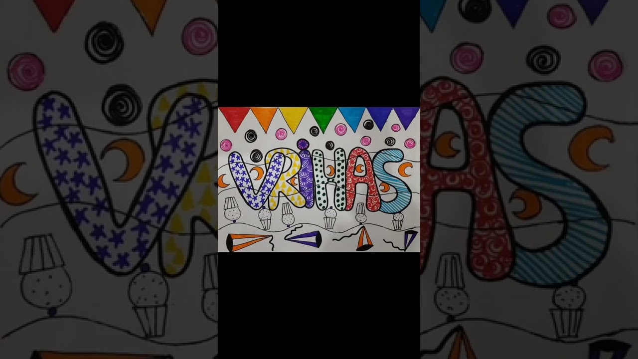 Gift handmade Personalized Name Art to your loved ones ❤️❤️❤️