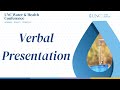 2025 Tuesday Verbal Presentation: Monitoring and Evaluation
