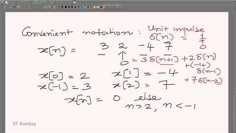EE210x S125 The Impulse Response for Discrete LSI System Characterization IIT Bombay