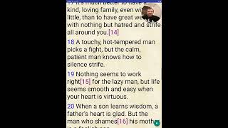 Proverbs 15 - The Passion Translation (Read Along)