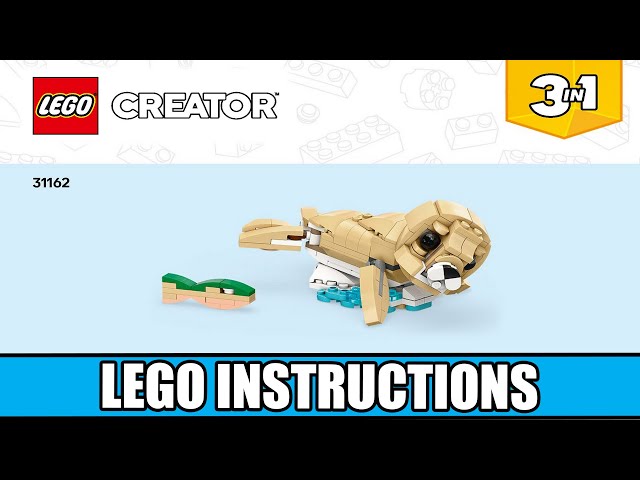 LEGO Instructions - Creator - 31162 - Cute Bunny - 3 in 1 (Book 3