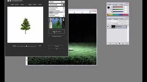 ArchVision  Lighting RPC Trees in Photoshop Using Viewport