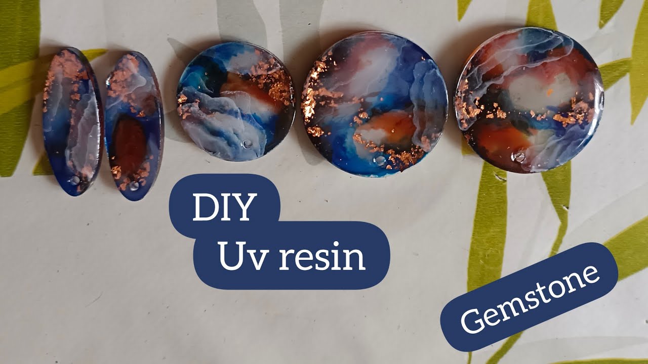 DIY UVresin Gemstone hand made