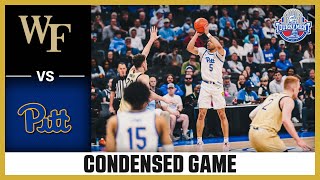 Wake Forest vs. Pitt Condensed Game | 2024 ACC Men’s Basketball Tournament