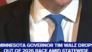 Famous Minnesota Governor Tim Walz drops out of 2026 race amid statewide scandals Net Worth