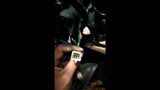 The Vixion's turn signal is off and it's running unevenly.