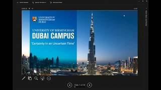 MPTU - University of Birmingham Dubai Campus - Webinar 14 May 2020