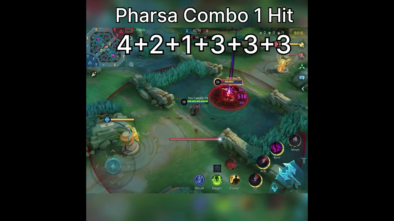 ✅Pharsa = Sky Doom! 🕊️ Ultimate Air Strike Combo to Obliterate Enemies | MLBB Shorts 