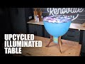 Amazing Illuminated Side Table Made From an Old Warehouse Lamp  | Innovate Project