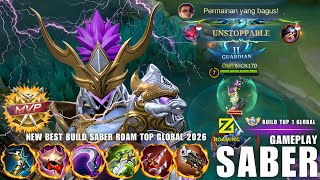 SABER ROAM GOD MODE | Best Build   Global Ranked Gameplay