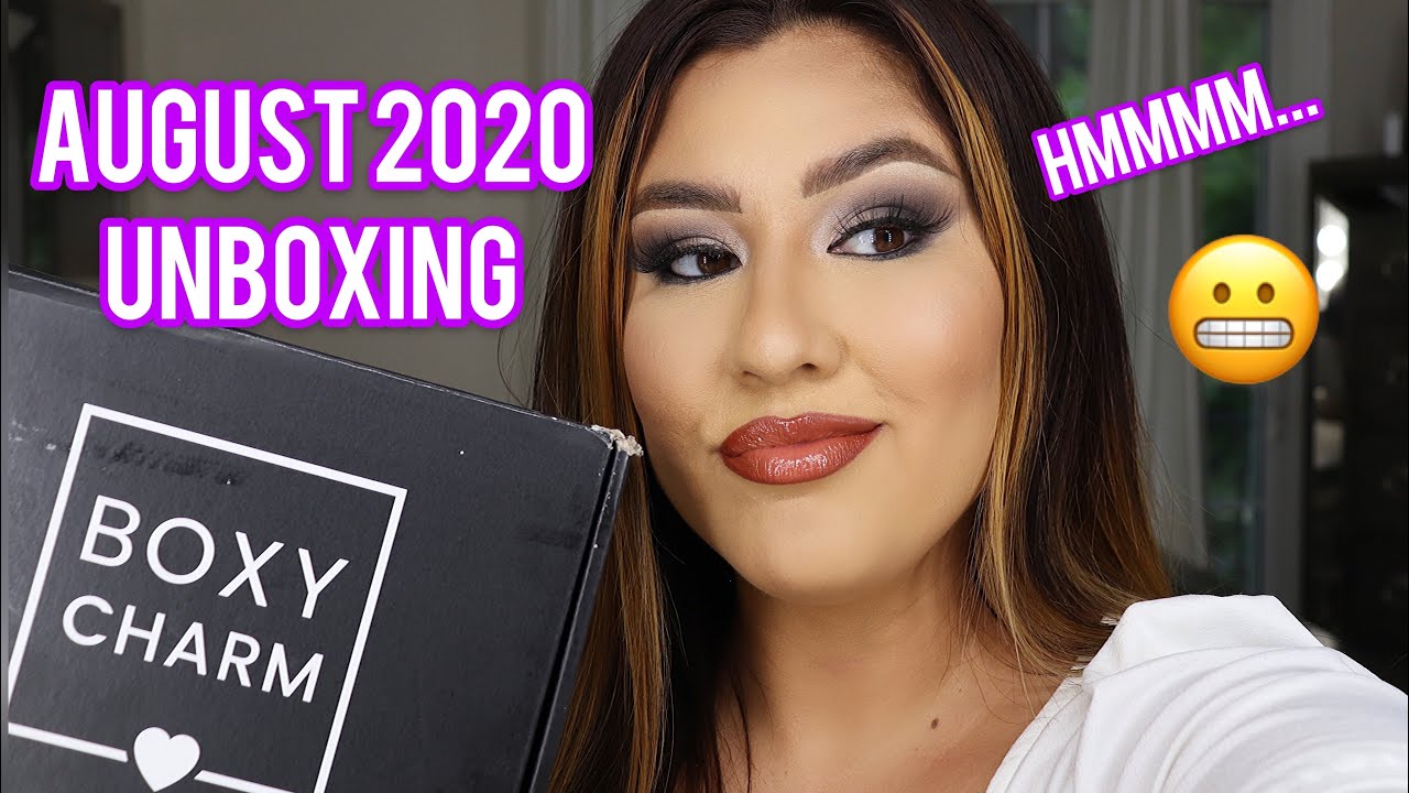 AUGUST 2020 BOXYCHARM UNBOXING | Alma Rivera Beauty |