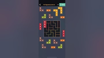 Flow Fit Sudoku 7x7 Squares Level 12