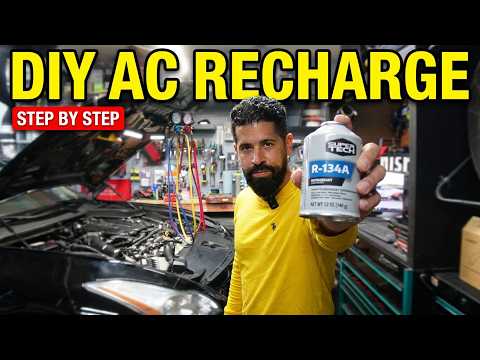 How to Recharge Your Car’s AC System | Step-by-Step DIY Guide - YouTube