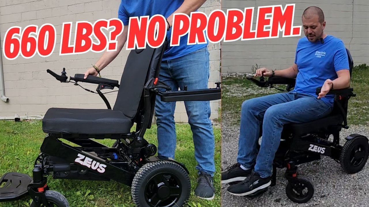 Strongest Folding Power Wheelchair Ever? Zeus Handles 660 lbs + Travel Ready!
