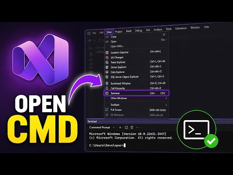 How To Open Command Prompt In Visual Studio