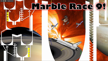 Marble Race 9 Algodoo Space Edition - KP