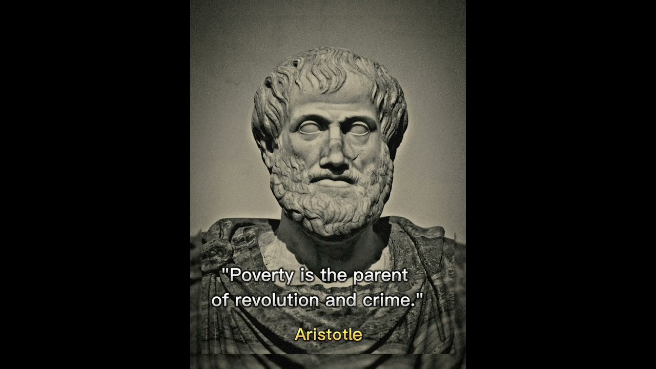 Aristotle quote | Poverty..?