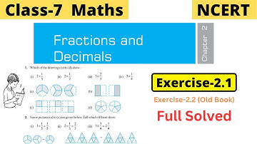 Class 7 Maths Chapter 2 Fractions and Decimals NCERT Exercise 2.1 full solved #class7maths