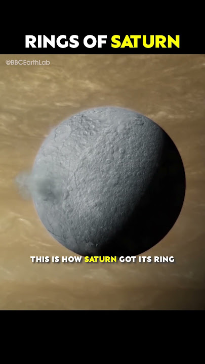 This is how Saturn got its beautiful ring #shorts #saturn #saturnrings
